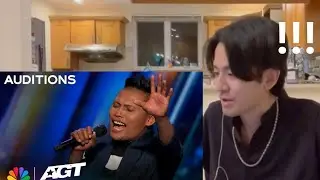 Roland Abante's INCREDIBLE VOICE! | Auditions | AGT JAPANESE REACTION