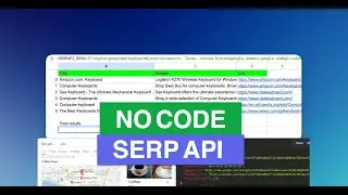 Scraping SERP API with Google Sheets (No Code)