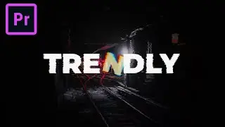 FREE Typography Glitch Opener Template for Adobe Premiere Pro + Tutorial