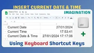 Set Current Date & Time | Time Auto-refresh in Google Sheets! 📅⏰