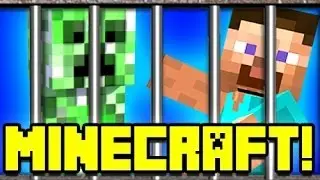 MINECRAFT IN JAIL!? -- Gmod COPS N ROBBERS Mod! 10 (Garry's Mod)