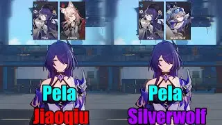 How Much Does Jiaoqiu & Pela Vs Silverwolf & Pela Buff Acheron? || Honkai Star Rail