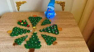 🎄КАК  СВЯЗАТЬ  ЁЛОЧКУ   КРЮЧКОМ 🎄🎄🎄