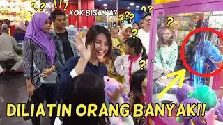 DILIATIN ORANG BANYAK!! NGAJARIN ADIK KECIL MANCING IKAN HIU..BERHASIL!!