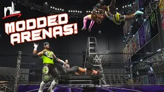 Modded Arenas in WWE 2K23!