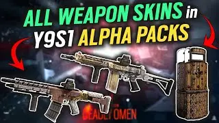 ALL WEAPON SKINS In Y9S1 ALPHA PACKS COLLECTION (Legendary, Epic, Rare, Uncommon)- Rainbow Six Siege
