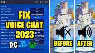 HOW TO FIX FORTNITE GAME CHAT AUDIO IN 2024! (Voice Chat Not Working)