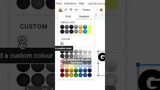 How to add Gradient Text in Google Slides