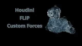 Houdini custom force | Flip Custom Velocity | Hydroman Test | houdini custom force
