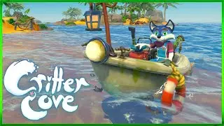 Critter Cove - First Look - New Open World Cozy Town Building Game - Live Episode #1