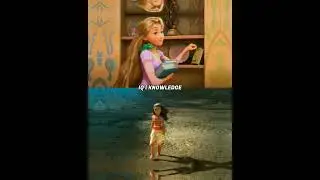 Rapunzel vs moana #edit #animation #cartoon #cartooncharacter #shorts #amv