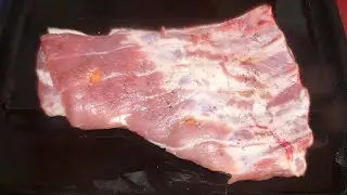 Свиная грудинка в духовке по-домашнему. Нежная и очень вкусная. Проверенный рецепт.