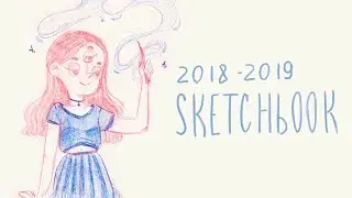 Обзор скетчбука Moleskine І sketchbook 2018-2019 І Часть 3