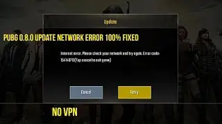 PUBG Mobile 0.8.0. Internet error bug fix! 100% working| Tencent Gaming Buddy| No VPN