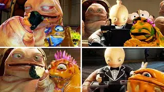 All Guns Reactions To The Alien in Lounge With Human - High On Life 2022