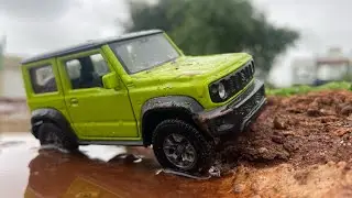 Mini Suzuki Jimny Extreme Off-roading | Diecast Scale model | Real Like Jimny 1/36 | #jimny