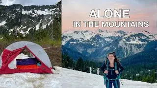 Backpacking in North Cascades (Lake Ann) | Snow Camping in July 2022 | Washington