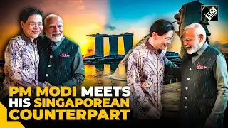 PM Modi meets, holds candid talk with Prime Minister of Singapore, Lawrence Wong