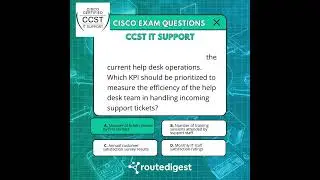 Cisco Certified Support Technician (CCST) IT Support