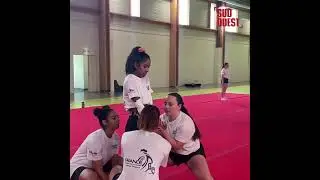 La sélection France de Cheerleading à Villenave d'Ornon