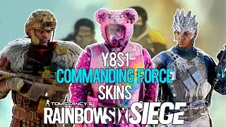 Y8S1 Operation Commander Force  +60 NEW SKINS - Ranked Charms - Reload Rework - R6 Share Bundles -R6