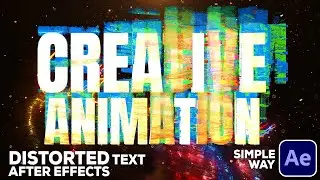 After Effects Distorted Glitch Text Effect - After Effects Tutorial