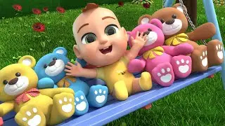 Teddy Plays on the Swing Song 🧸 ! | olaalaa Nursery Rhymes & Baby Songs