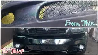 Spray Painting A Ford F-150 Bumper