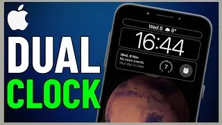 How to Enable Dual Clock on any iPhone Lockscreen iOS 17 | Step by Step (2024)