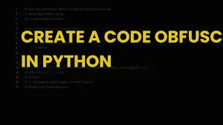 Create a code obfuscator in python