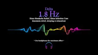 1.8 hz | Delta | Pure Tone | Binaural Beats | Meditation | 1 hr | Black Screen