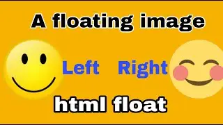 How to float image left right in the text in HTML | Html floating image 2021 tutorial for beginner |