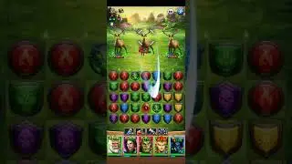 Springvale Stage 18 Hard with 4 star heroes and non leveled Telluria | Empires and Puzzles