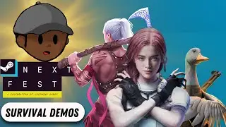 MORE DEMOS! Survival/Craft - Next Fest 2024 | DAY 2! A (for me) #nextfest #gamedemos