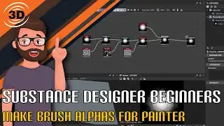 Substance Designer Beginners - Make Brush Alphas for Substance Painter