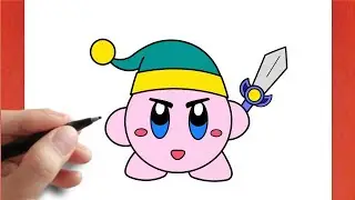 HOW TO DRAW  KIRBY LINK