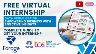 FREE VIRTUAL INTERNSHIP | DATA VISUALIZATION USING TABLEAU, POWER BI | TATA CONSULTANCY SERVICES