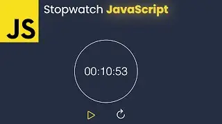 ⏱️How to Build an Amazing StopWatch using CSS & JavaScript from Scratch!