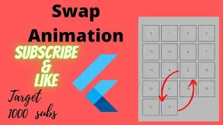Flutter Swap / Sorting Animation | Flutter Local Hero