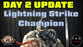 I LOVE this league. Day 2 update Lightning Strike Champion POE 3.25