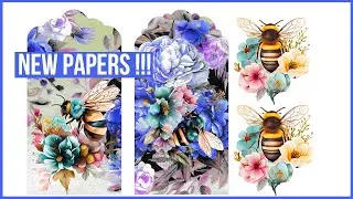 🎨🎖️New craft digital paper packs release 2023