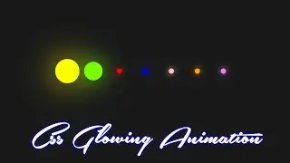 Css Animation Tutorial | Css Glowing Animation | Css effects Animation 2020