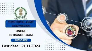 Territorial Army Commission | Online Entrance Examination | Officer Post | தமிழ்