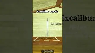 How much is the Excalibur sword worth in Dead Rails? 