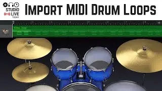 How to import MIDI drum loops in GarageBand iOS (iPad, iPhone)