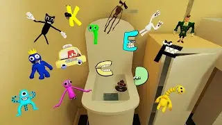 🚽 НОВЫЙ УНИТАЗ ПРОТИВ РАДУЖНЫЕ ДРУЗЬЯ БУКВЫ АЛФАВИТ ЛОР ЛИВСИ СИРЕНОГОЛОВЫЙ МУЛЬТЯШНЫЙ КОТ Gmod
