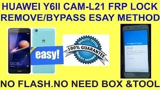 Huawei CAM L21 Google Account Bypass New Method 2018