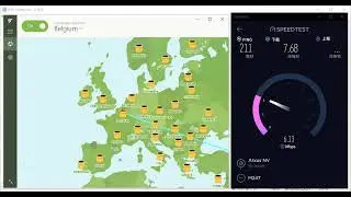 【TunnelBear VPN】Review Belgium Speed Test ☑️️️️