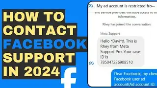 How to contact Facebook support in 2024