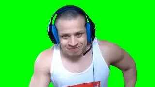 Tyler Screaming green screen meme template